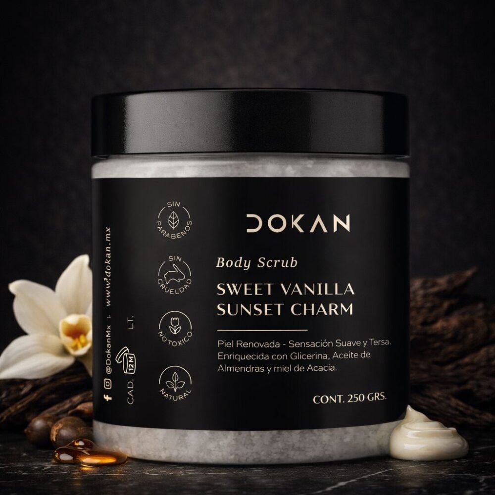 Body Scrub Sweet Vanilla Sunset Charm (250 gr)