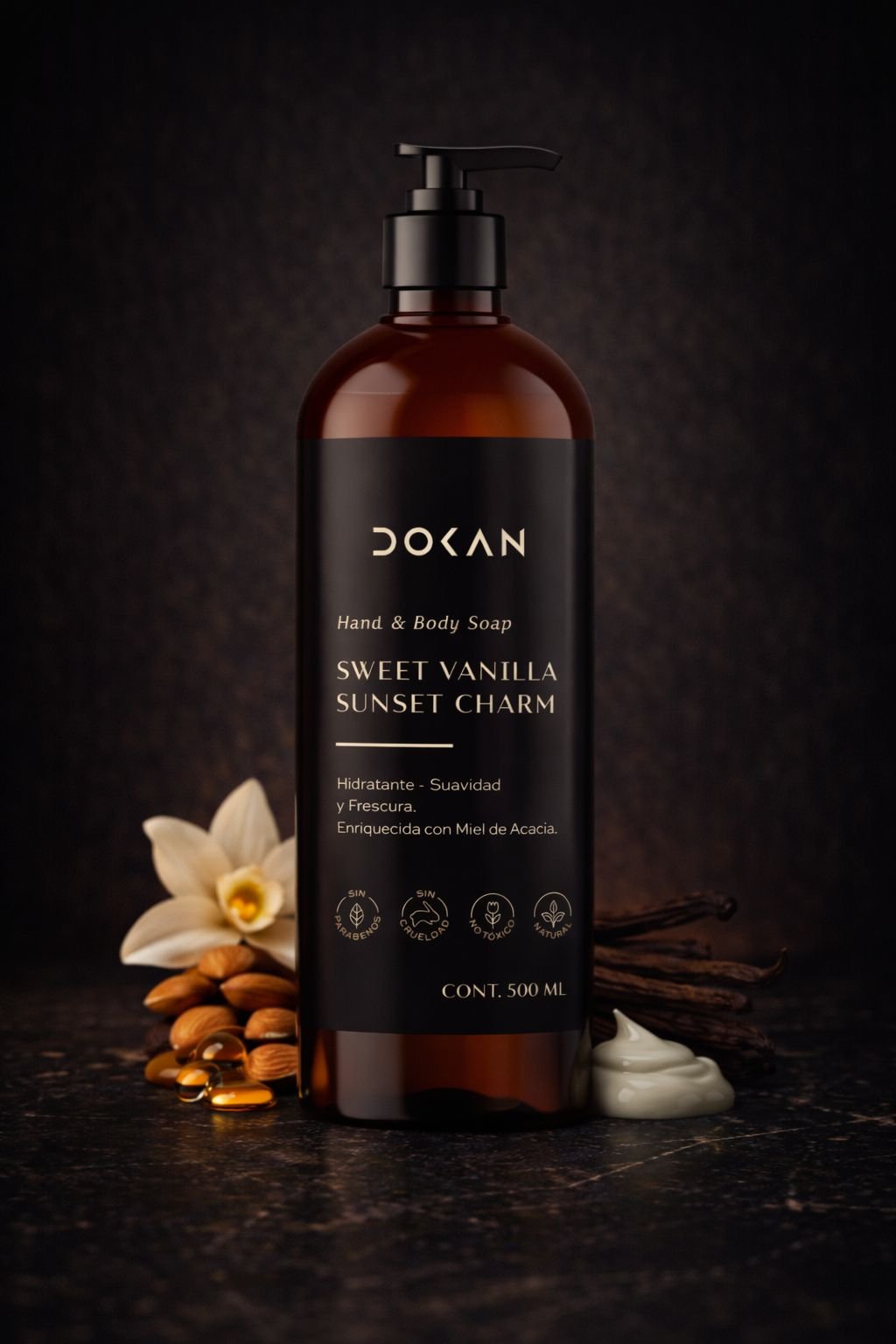 HAND & BODY Soap Sweet Vanilla Sunset Charm (500 ml)