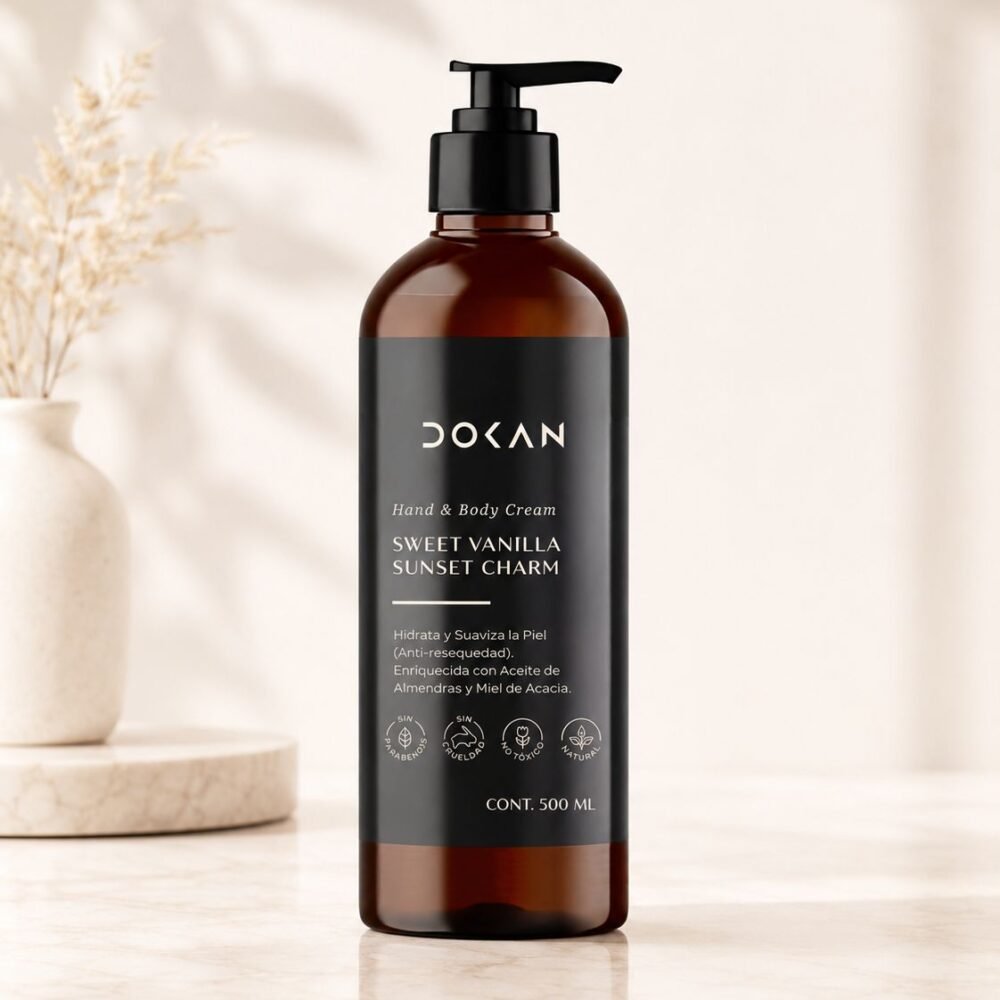 Hand & Body Cream Sweet Vanilla Sunset Charm (500 ml)