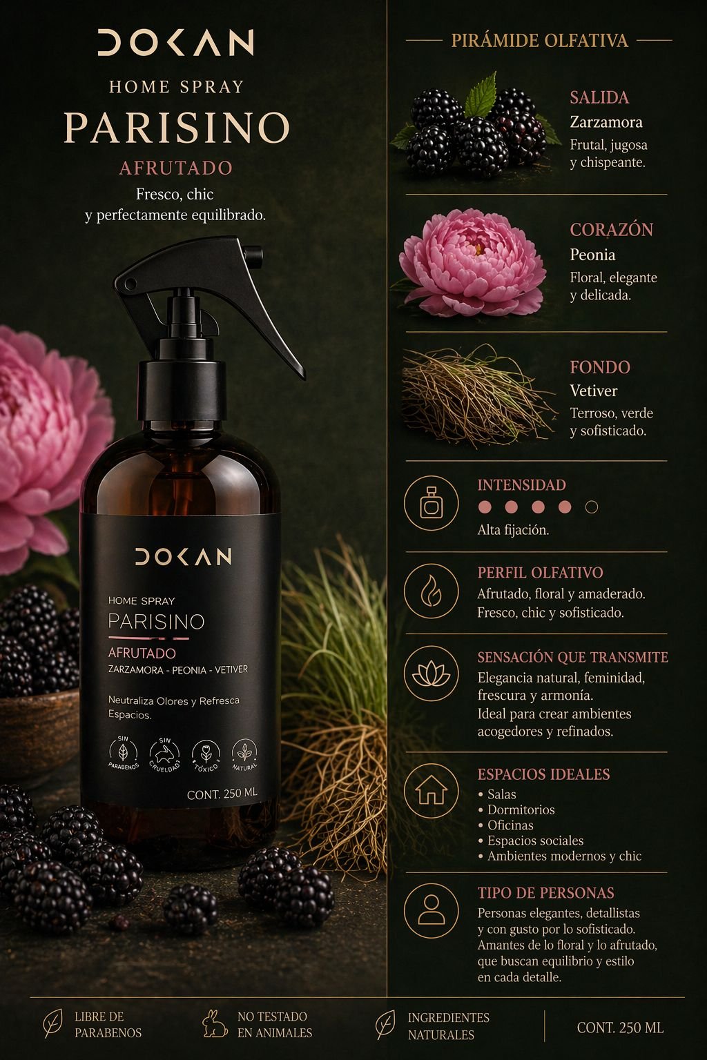 Home Spray PARISINO (250ml) - Image 3