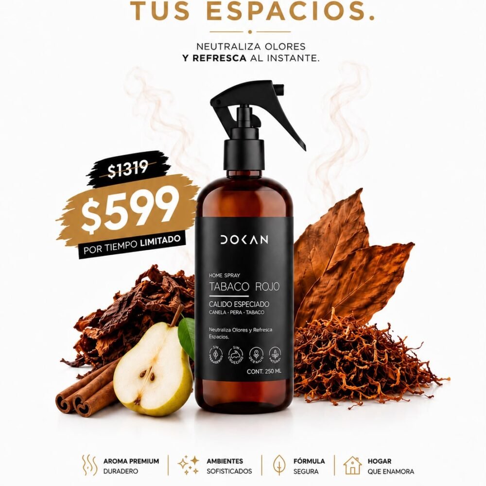 Home Spray TABACO ROJO (250ml)